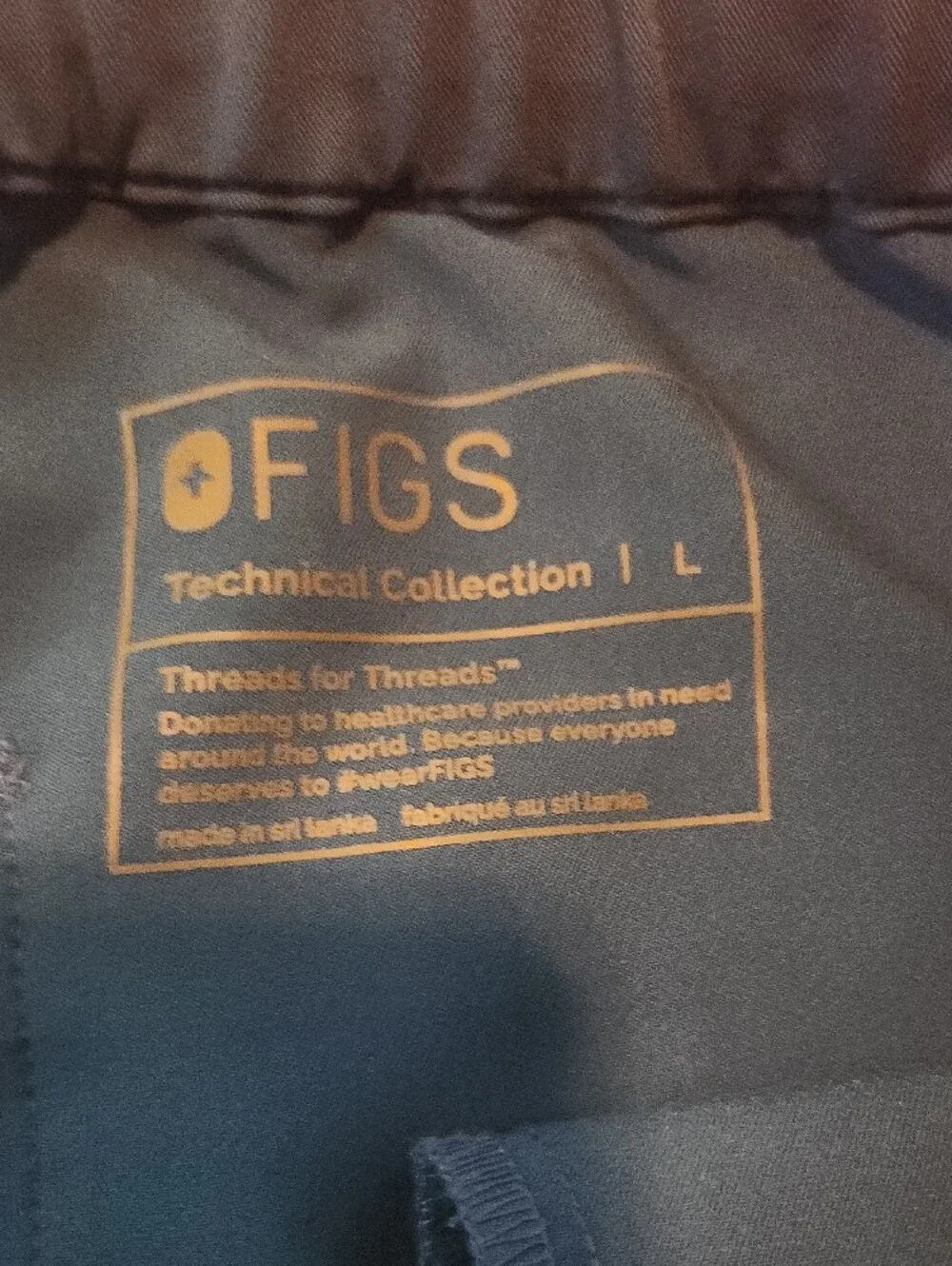 Medical Figs Men's Navy Drawstring Pants